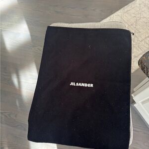 Jil‎ Sander Black Storage Shoe Dust Bag  Pouch